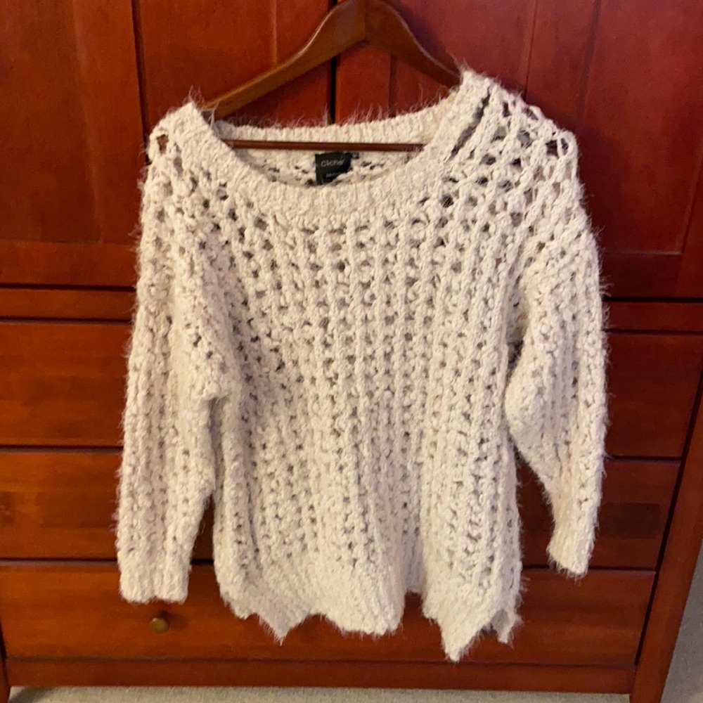 Oversized knit sweater
